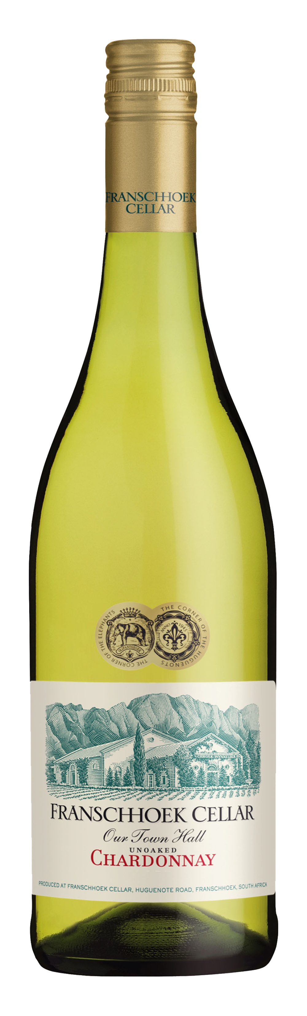 Franschhoek Cellar Waterside unoaked Chardonnay 2020